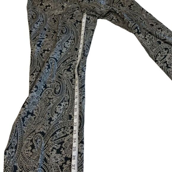 Liz Claiborne Cosette Women's Sport Pants Paisley Print Black Size 12 - Picture 9 of 11